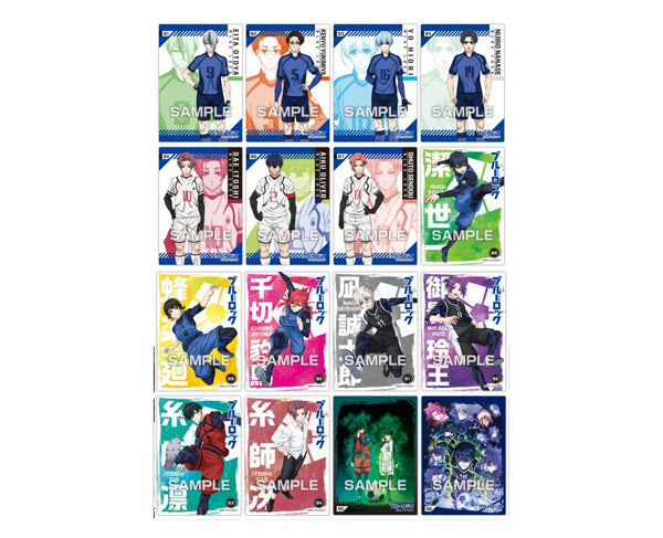 Chewing-gum japonais Blue Lock Clear Card Collection Gum #3 avec carte collector
