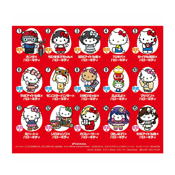 Ćuf surprise en chocolat japonais Furuta Ă©dition Hello Kitty Sanrio.