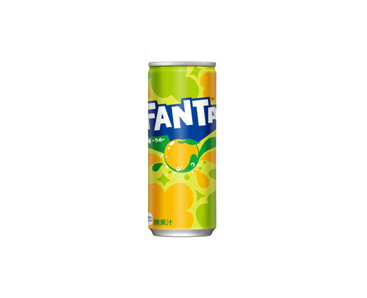 Fanta Japonais Ume – soda saveur prune japonaise en canette de 250ml