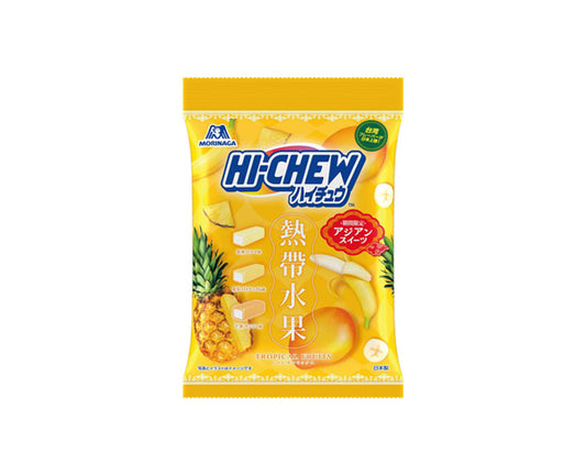 Sachet HI-CHEW Tropical Mix 68 g 🌴 – banane, ananas, mangue