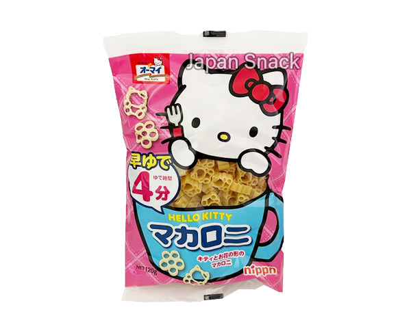 Pâtes Hello Kitty japonaises 120g – macaroni en forme de personnage kawaii