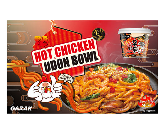 Bol de nouilles coréennes HOT CHICKEN UDON BOWL – 215g