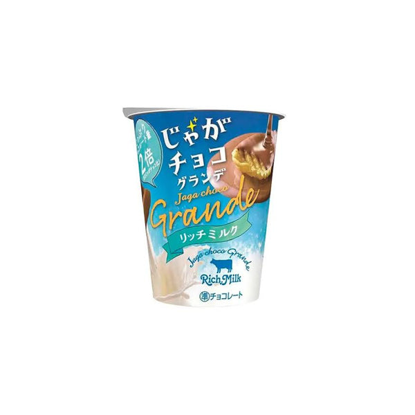Utilisez un texte plus direct pour le visuel : "Snack japonais Bourbon Jaga-Choco Grande Rich Milk au chocolat et caramel