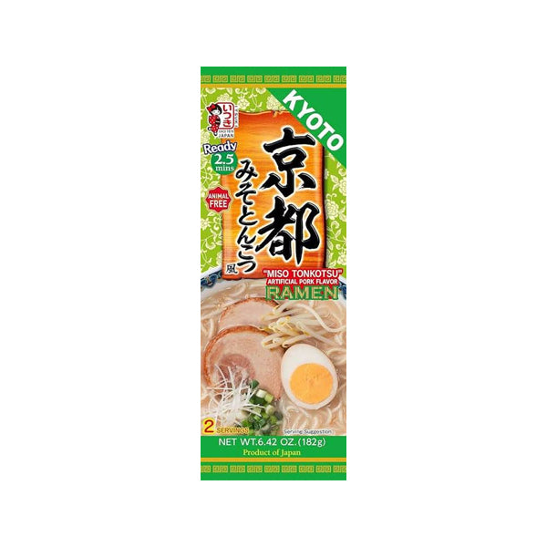 Sachet de nouilles japonaises végétariennes Itsuki Kyoto Miso Tonkotsu-Fu Ramen au sésame et gingembre