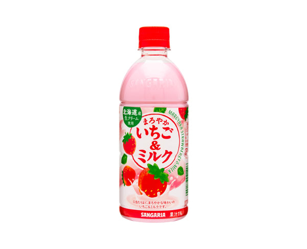 Lait à la fraise japonais Maroyaka Ichigo Miruku 500ml – boisson sucrée et fruitée