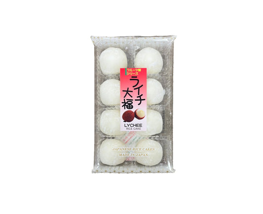 Mochi japonais Lychee Daifuku – gâteau de riz gluant au litchi 200g