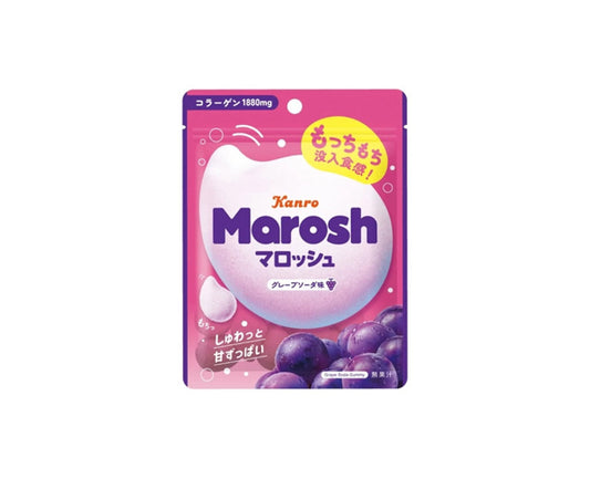 Marosh Grape Soda 50 g – gummies goût soda raisin (Kanro)