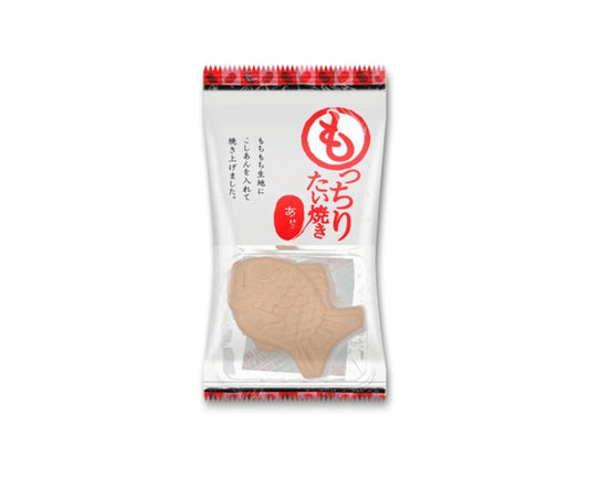 Mocchiri Taiyaki Anko – gâteau japonais moelleux en forme de poisson, garni de pâte de haricots rouges sucrés (anko)