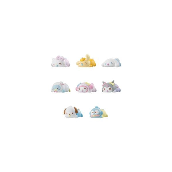 Boîtes surprises de mini figurines rondes japonaises Bandai Mochi-Kororin Sanrio Characters série 2