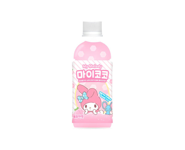 Boisson coréenne My Coco My Melody goût pêche en bouteille 340ml