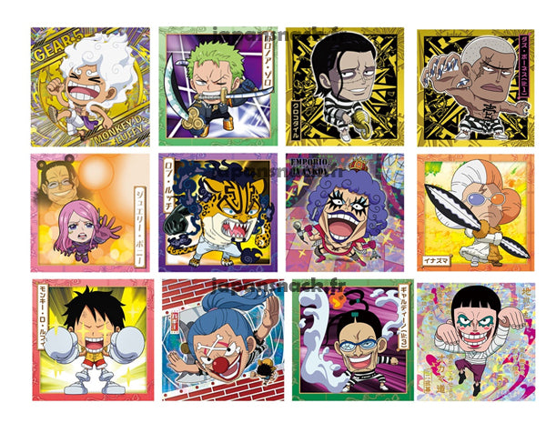 Gaufrette au chocolat ONE PIECE avec sticker collector – Édition Great Pirates #11