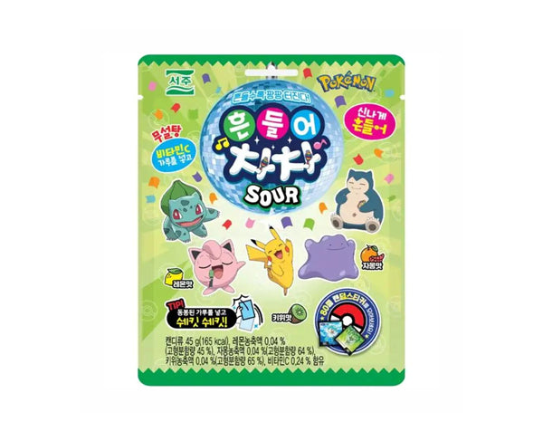 Bonbons Pokémon Shake It Cha Cha Jelly Gummy acidulés 45g