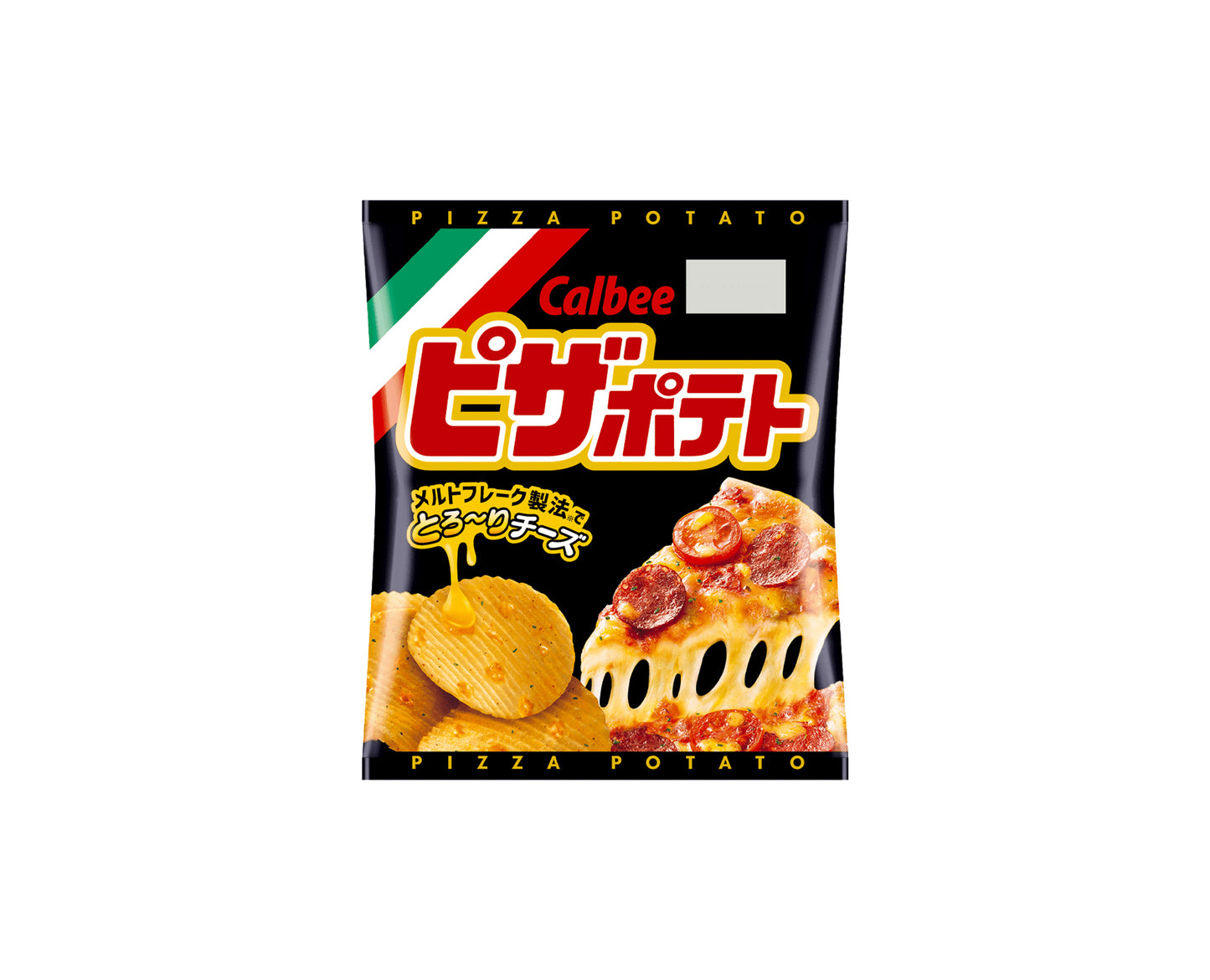 Pizza Potato Chips 60 g â chips japonaises Calbee goĂ»t pizza