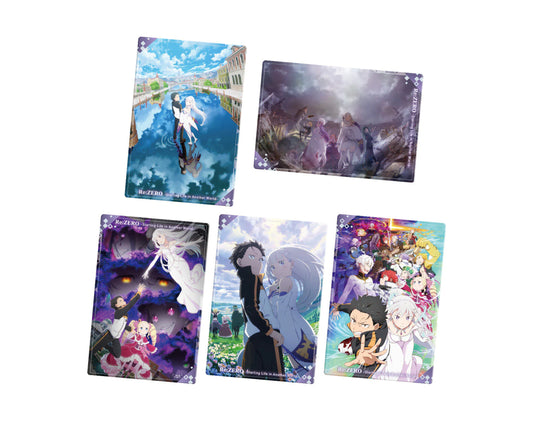 Gaufrette Re:ZERO #5 vanille + carte collector Bandai