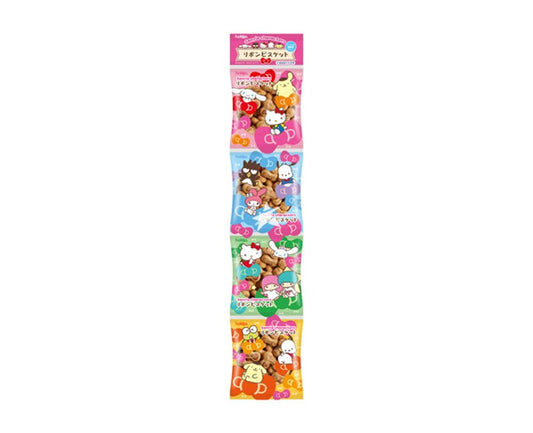 Biscuits Sanrio Characters mini – 4 packs adorables avec motifs rubans