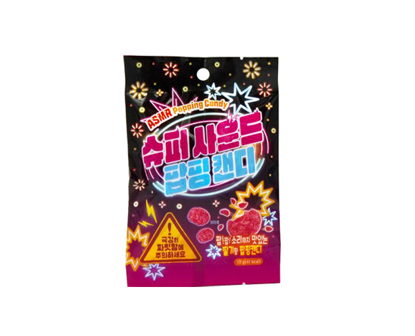 Bonbons corĂ©ens SUPER-SOUND Popping Candy saveur fraise â 10g
