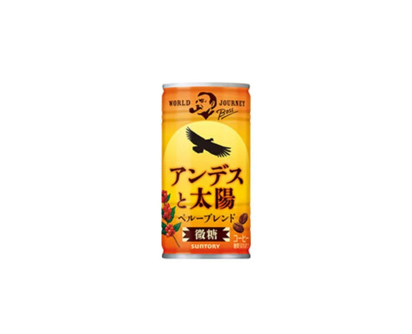 Canette de café japonais Cafe Boss World Journey peruvian 185ml