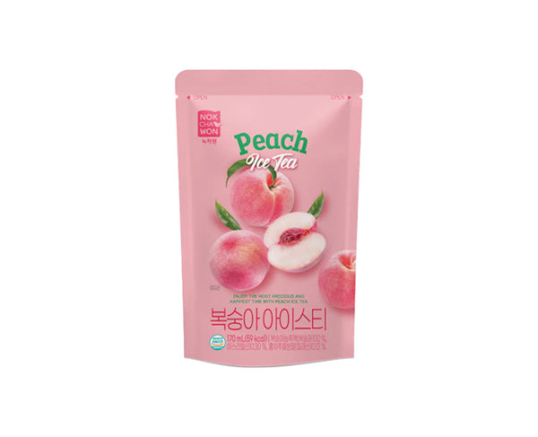 thé glacé à la pêche blanche - 170ml - Boisson coréenne rafraîchissante