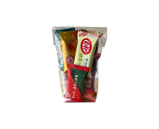 Assortiment KitKat Japonais – sachet 9 mini KitKat aux saveurs variées du Japon