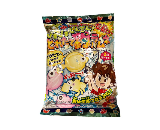 Kit bonbons japonais DOKI DOKI DIY au raisin en forme de poissons - 28g