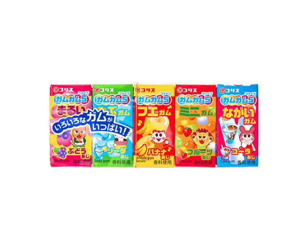 Assortiment de chewing-gums japonais kawaii aux saveurs fruitées – 37g