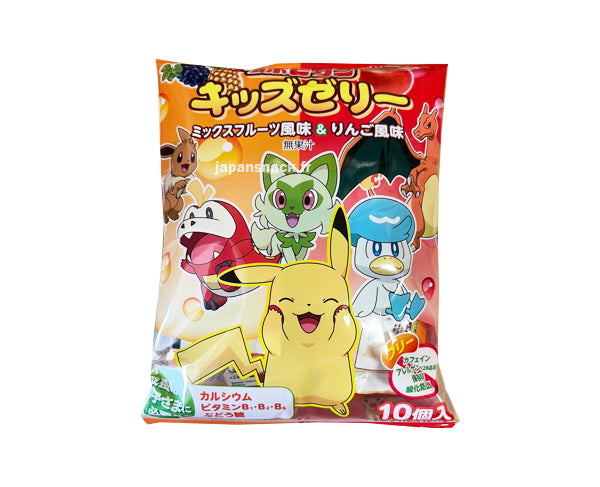 Jelly Pokémon à boire saveur fruits mix et pomme – Pack de 10 sachets – 160g