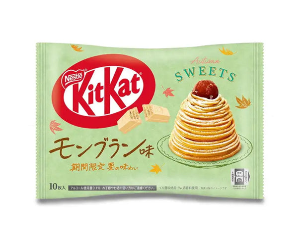 KitKat Mini Mont Blanc 104,4 g – édition japonaise saveur châtaigne