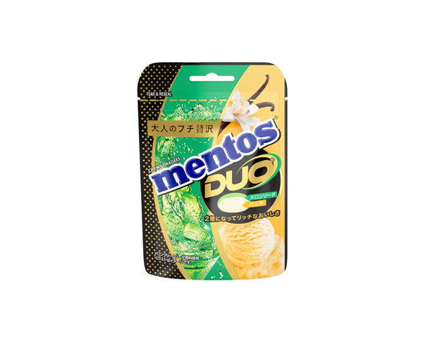 Mentos Duo japonais goût melon soda et glace vanille – 45g