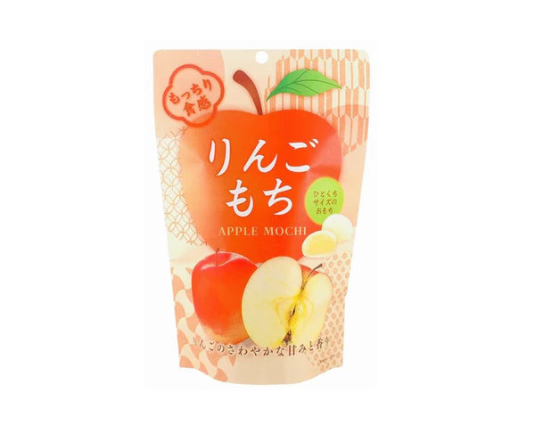 Mochi japonais saveur pomme 130g – gâteau de riz gluant sucré et fruité
