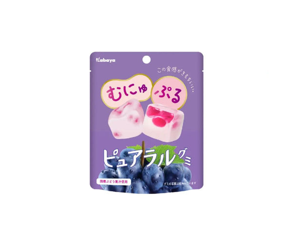 Bonbons Japonais Munyu Puru Pureal Raisin – Gummy et Jelly 58g