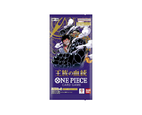 Booster One Piece OP-10 Royal Blood – Cartes TCG Japonaises (6 cartes)