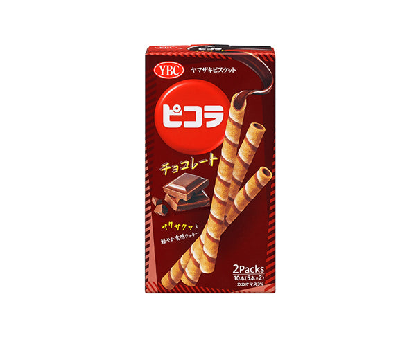 Biscuits japonais Picola Choco 49g – gaufrettes fourrées au chocolat