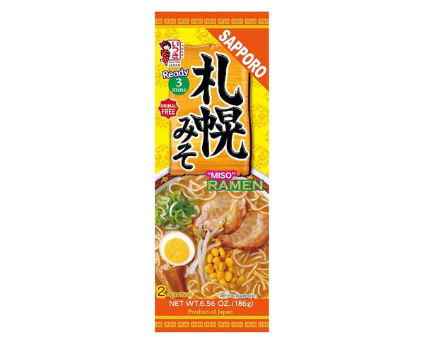 Paquet de ramen japonais Sapporo Miso 186g – Nouilles instantanées au miso