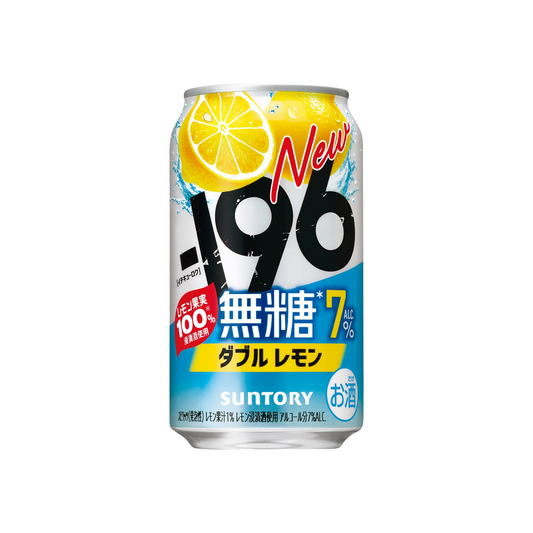 Boisson Cocktail Japonais Chu-Hi -196°C Double Citron Sans Sucre Suntory 7% - 350ml