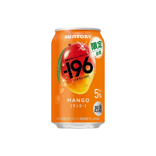 Boisson Cocktail Japonais Chu-Hi -196°C Mangue Tropicale Suntory 5% - 350ml