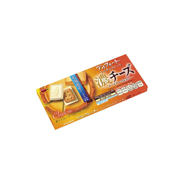 Paquet de biscuits chocolatés japonais Bourbon Alfort Mini Rich Cheese saveur fromage complet