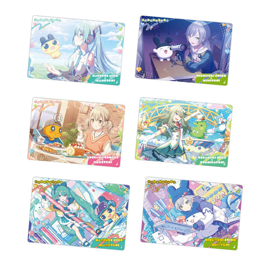 BANDAI Project Sekai Colorful Stage! Hatsune Miku X Tamagocchi Card Gummy - Bonbons gélifiés japonais avec carte 10G