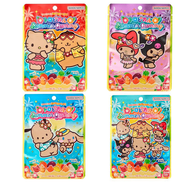 Sanrio Characters Tropical Gummy - Bonbons gélifiés japonais Sanrio 38G