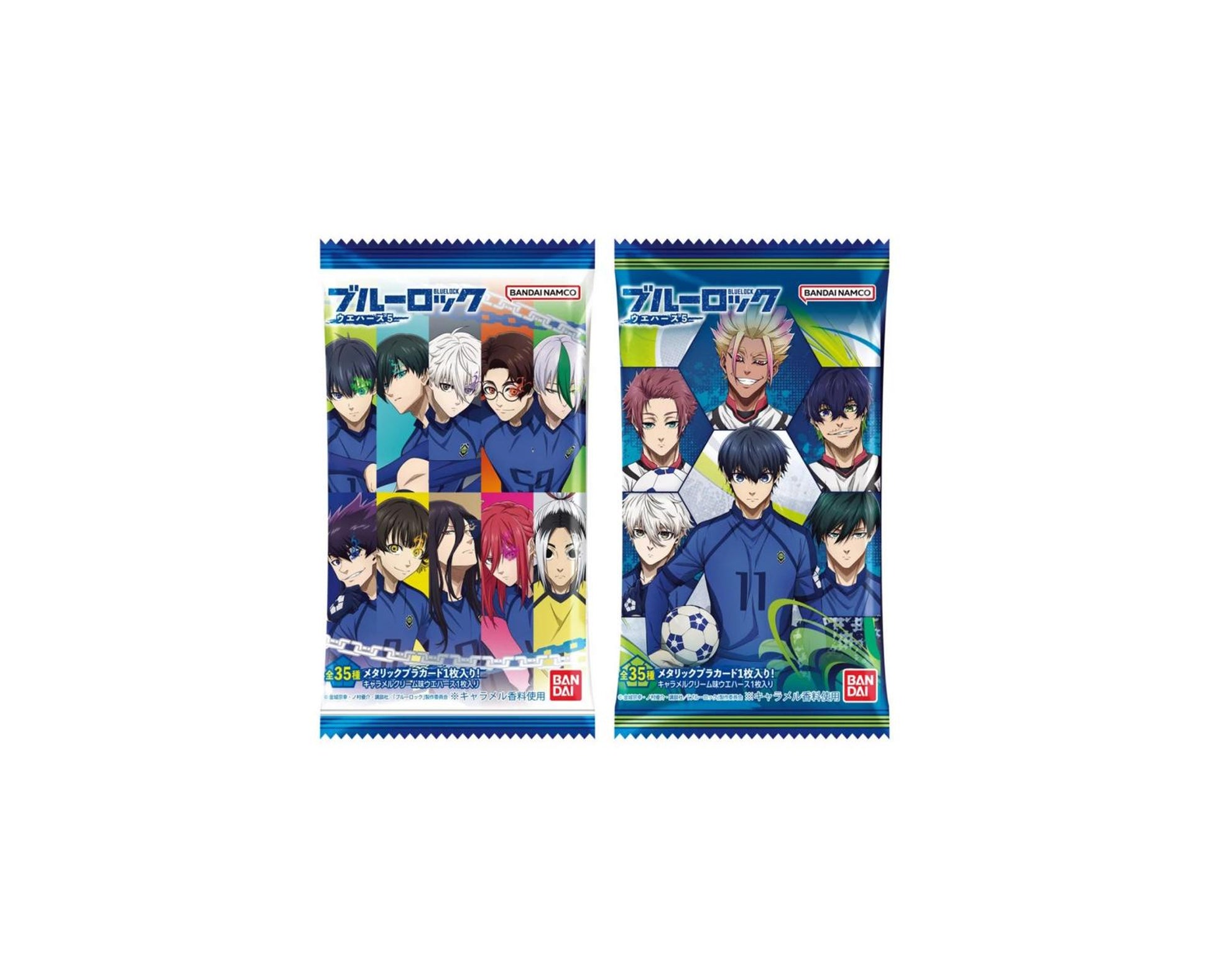 Blue Lock wafer + carte collector #5 – snack Bandai