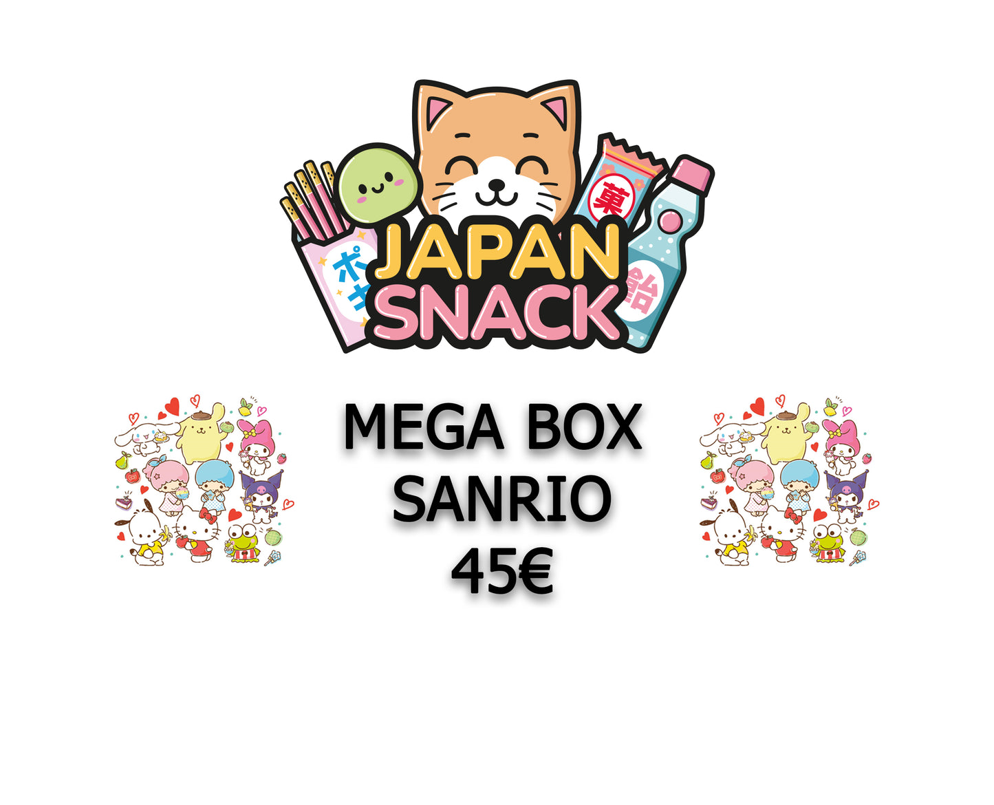Mega Box Découverte Sanrio - 45€