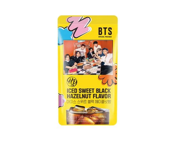 Boisson coréenne BTS iced coffee noisette sucrée 230ml

