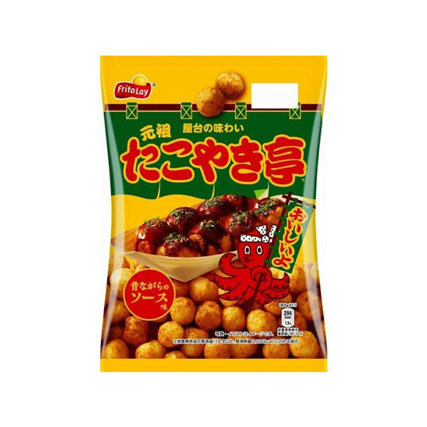 CALBEE Ganso Takoyaki-Tei Traditional Sauce - Snacks japonais saveur takoyaki 55G