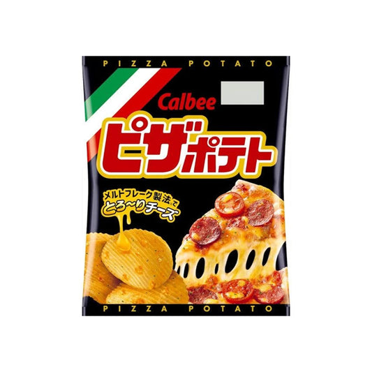 CALBEE Potato Chips Pizza Potato - Chips japonaises saveur pizza 60G
