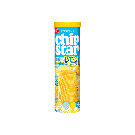 Tube de chips japonaises YBC Chipstar saveur Setouchi Lemon au citron vert