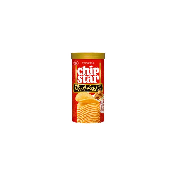 Tube de chips japonaises YBC Chip Star saveur poulet frit karaage.