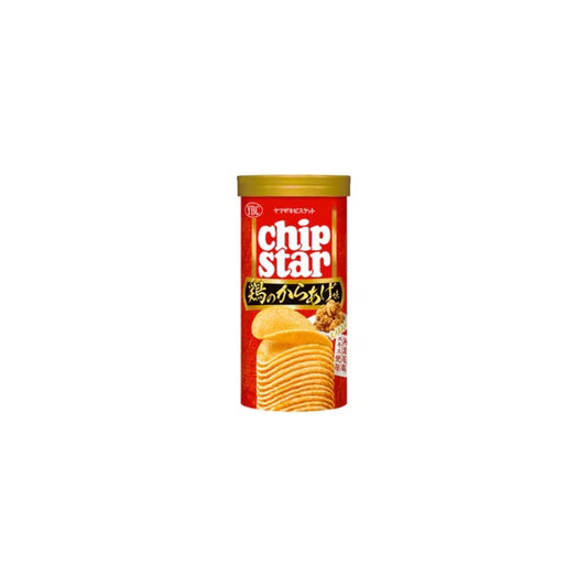Tube de chips japonaises YBC Chip Star saveur poulet frit karaage.