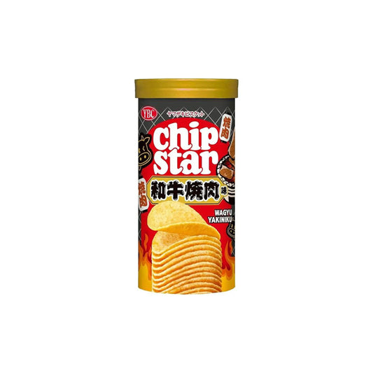 Tube de chips japonaises Chip Star saveur bœuf Wagyu Yakiniku