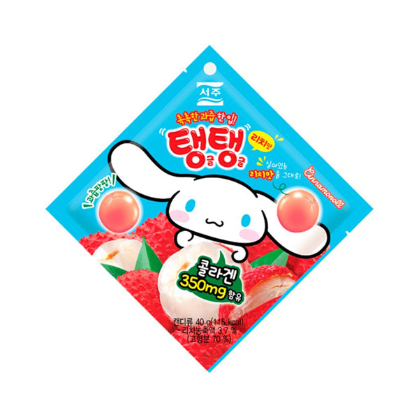 Cinnamoroll Juicy Lychee Gummy – Bonbons Gélifiés Coréen au Litchi - 40G