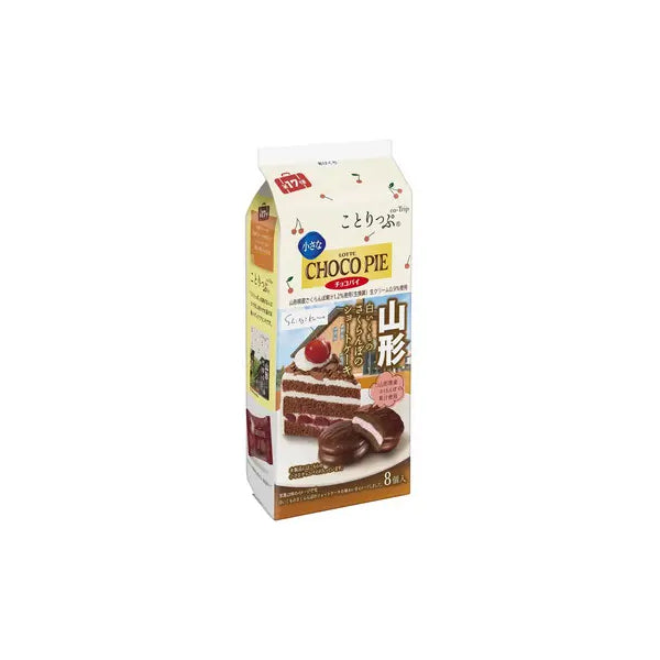 Mini gâteaux individuels chocolatés Lotte Co-Trip Choco Pie saveur shortcake à la cerise Sakuranbo