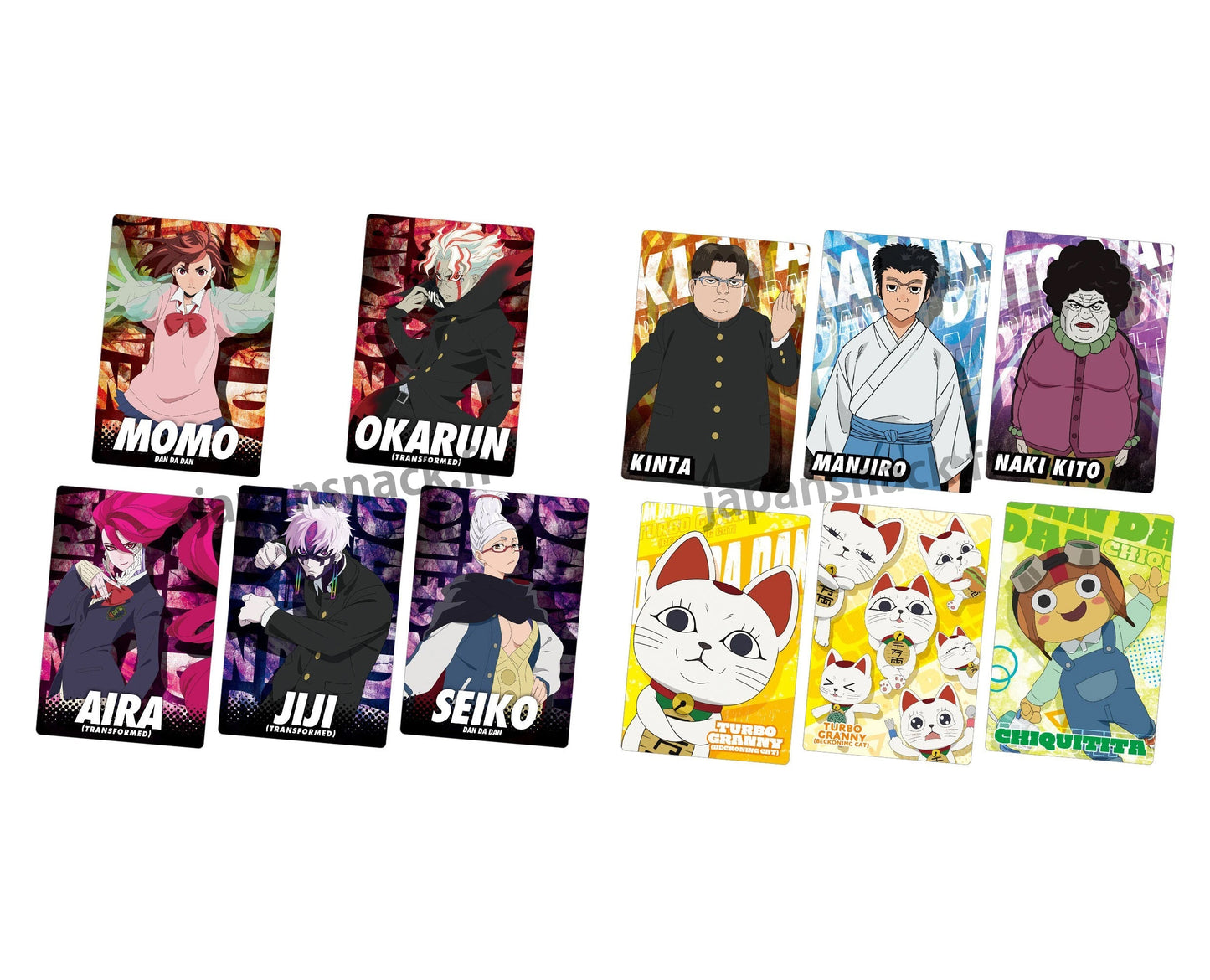 Gaufrette DANDADAN chocolat #2 + carte collector Bandai